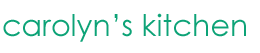 carolyn's kitchen